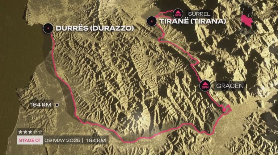 DETAJET/ Zbulohen tre etapat e para në Shqipëri të “Giro