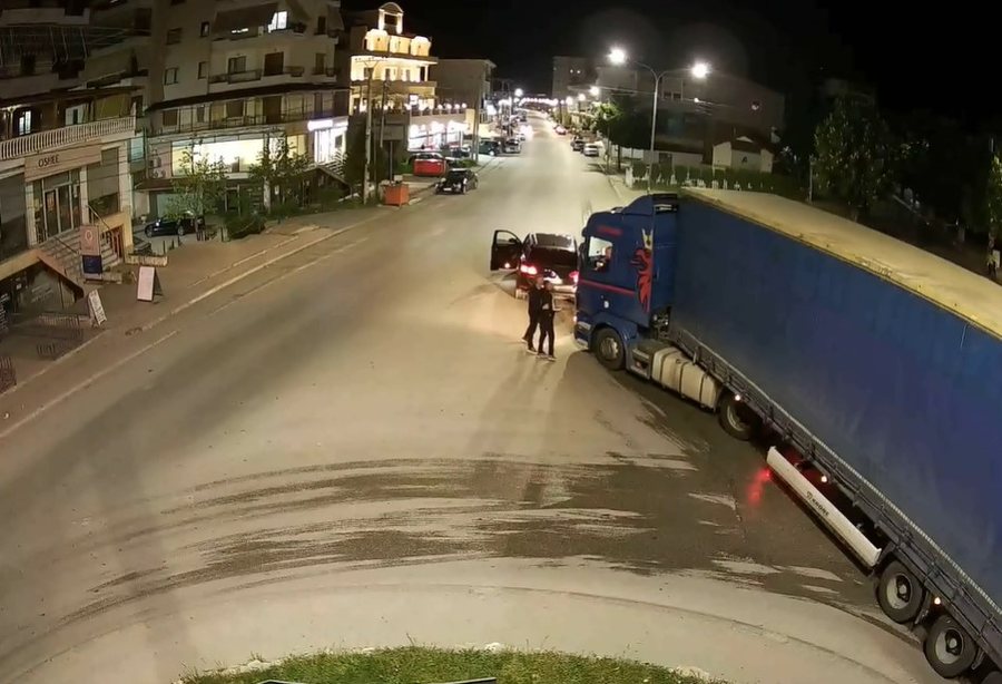 "The Duce" and her brother, a deputy, hit the truck driver, he is