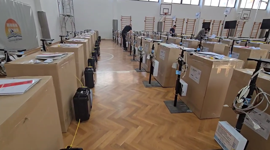 The distribution of election materials begins in several districts, 5 OSCE-ODIHR