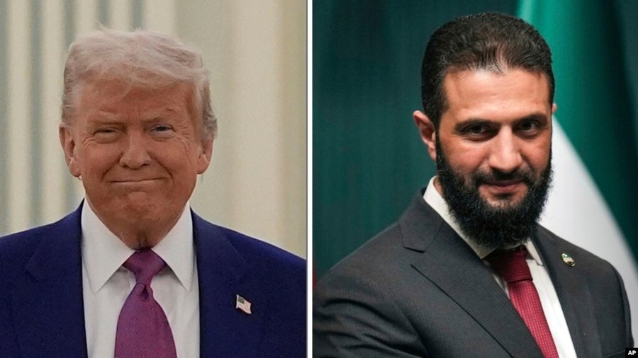 Trump takon udhëheqësin e ri të Sirisë pas premtimit