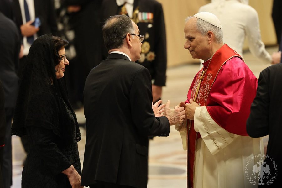 Presidenti Bajram Begaj në Vatikan, merr bekimet nga Papa Leoni XIV