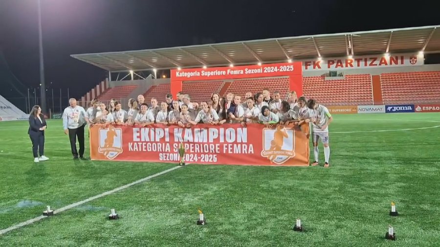 Trofeu i 12 radhazi, Vllaznia mund Partizanin dhe shpallet kampione e