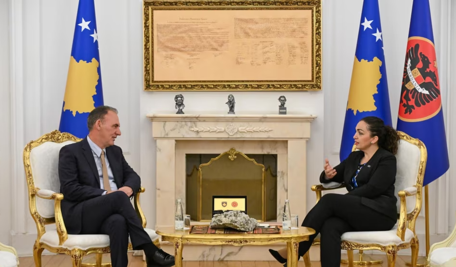 Efforts to constitute the Kosovo Assembly, President Osmani meets Limaj