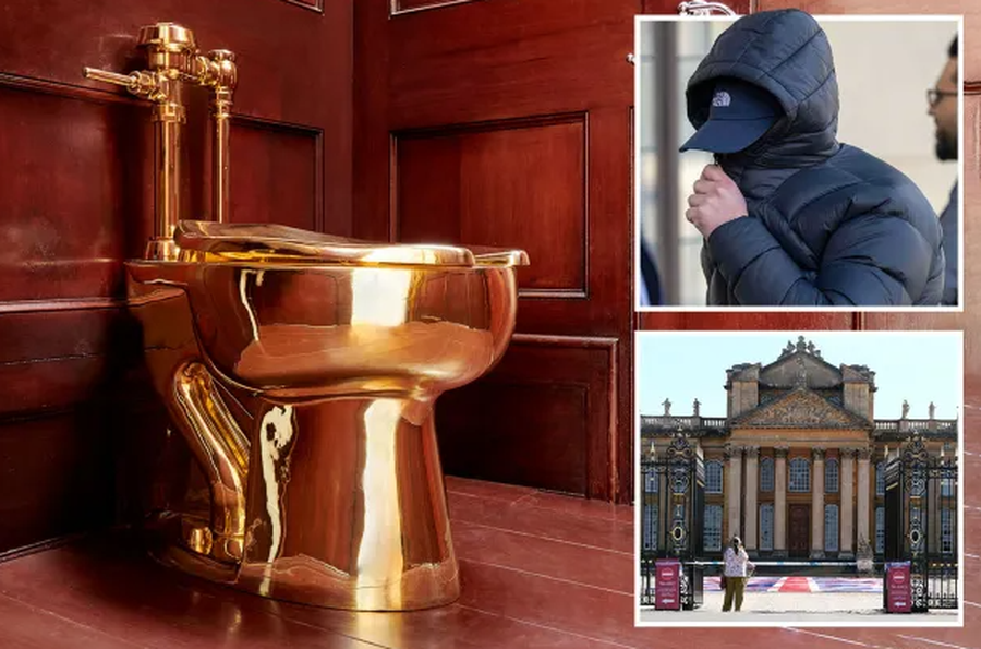 Tycoon's son escapes prison after trying to sell stolen gold toilet from