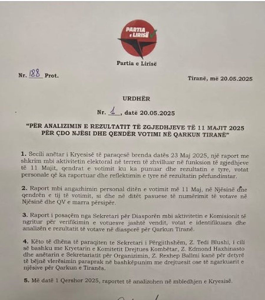 Meta urdhëron analizë për rezultatin më 11 maj, për