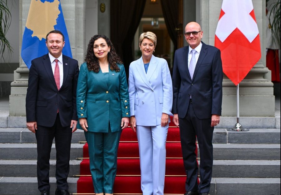 Osmani, vizitë zyrtare në Zvicër, përkujton veprën e