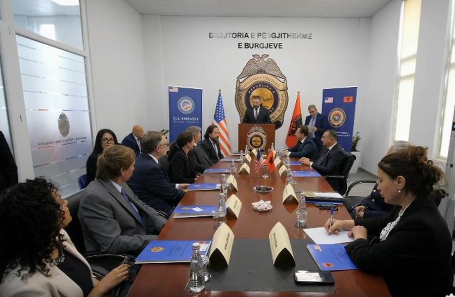 Rritja e sigurisë në burgje, Ambasada Amerikane në Tiranë