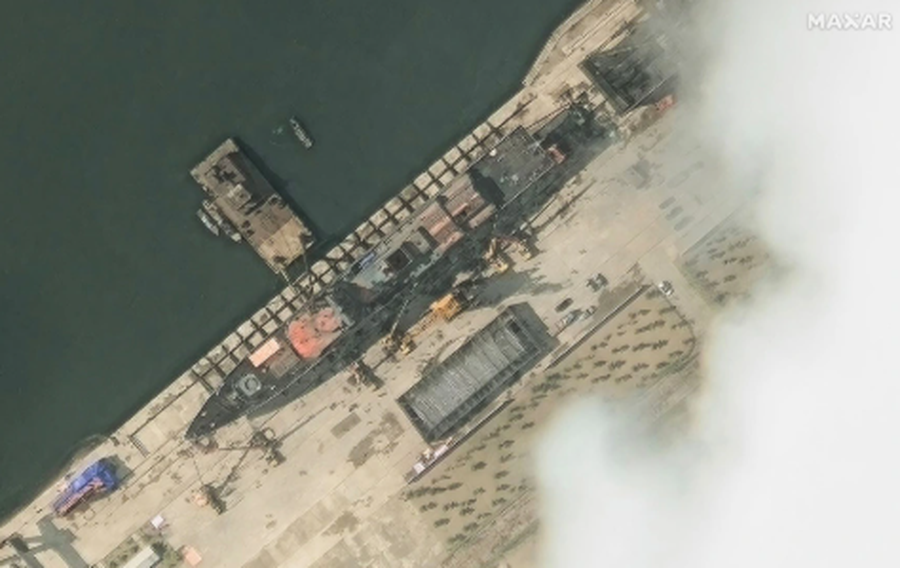 How Kim Jong Un's 'pride' sank, satellite images of warship