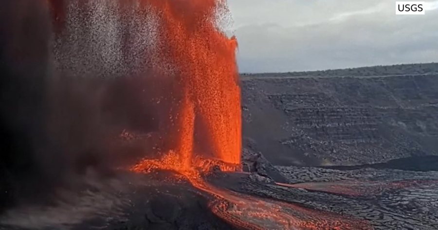 Spektakël lave, vullkani Kilauea shpërthen sërish
