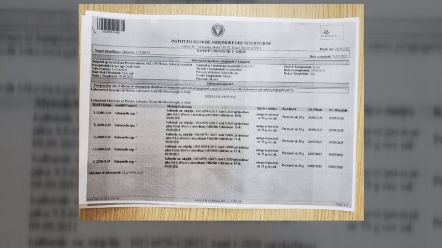 Pas analizave, fëmijët në Gramsh u helmuan nga salmonela në