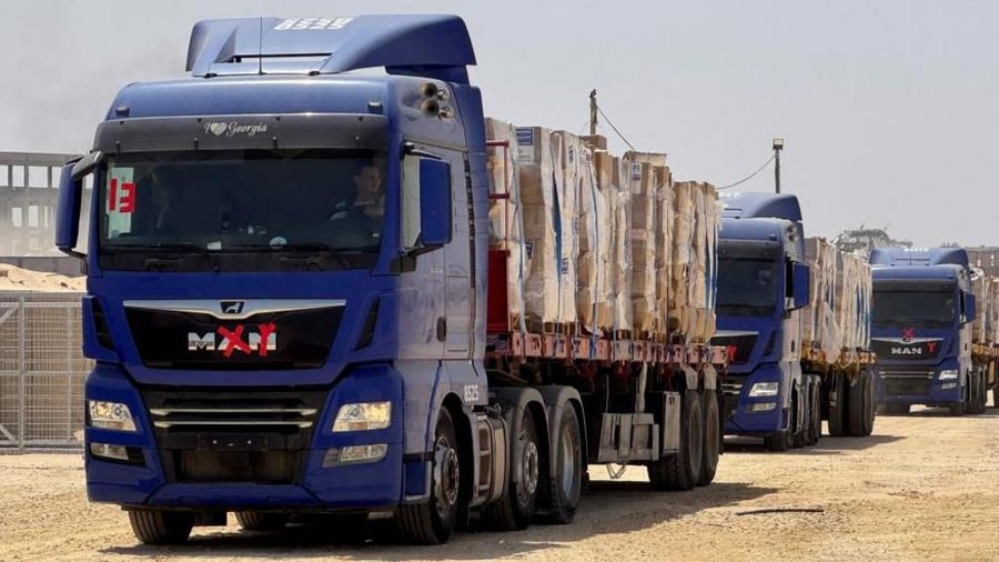 Israel strikes aid distribution center in Rafah, dozens killed