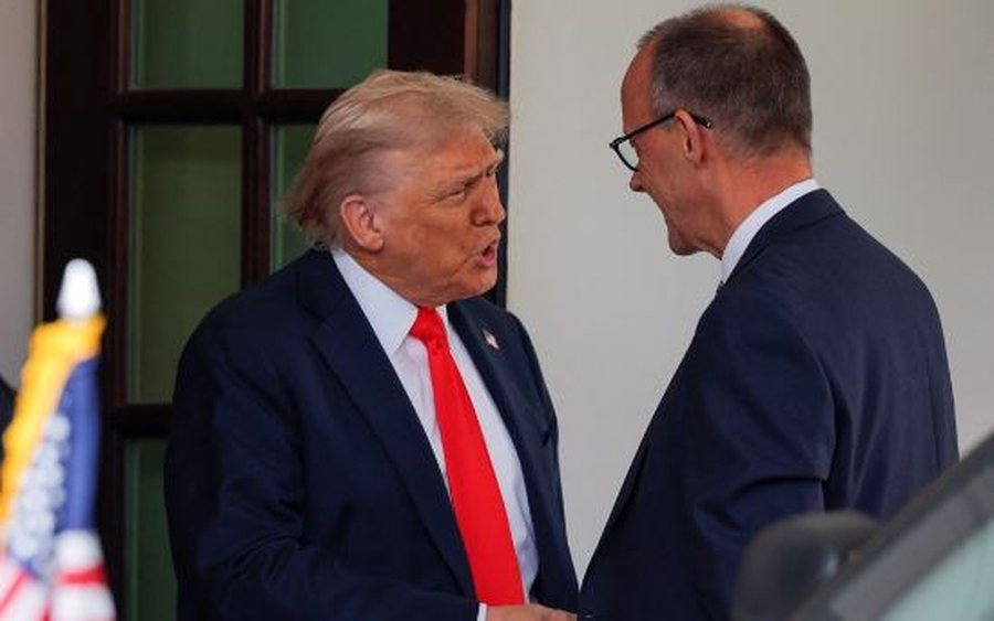 Trump takohet me kancelarin gjerman në Shtëpinë e Bardhë,
