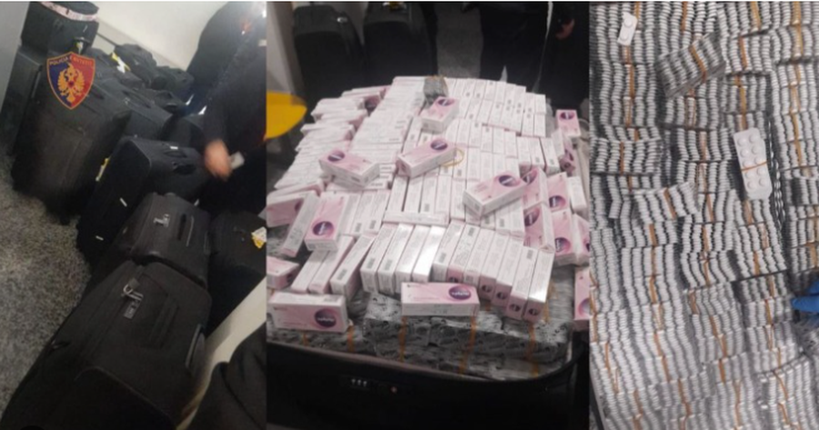 Futën 14 valixhe me ilaçe dhe 300 mijë euro nga Rinasi,