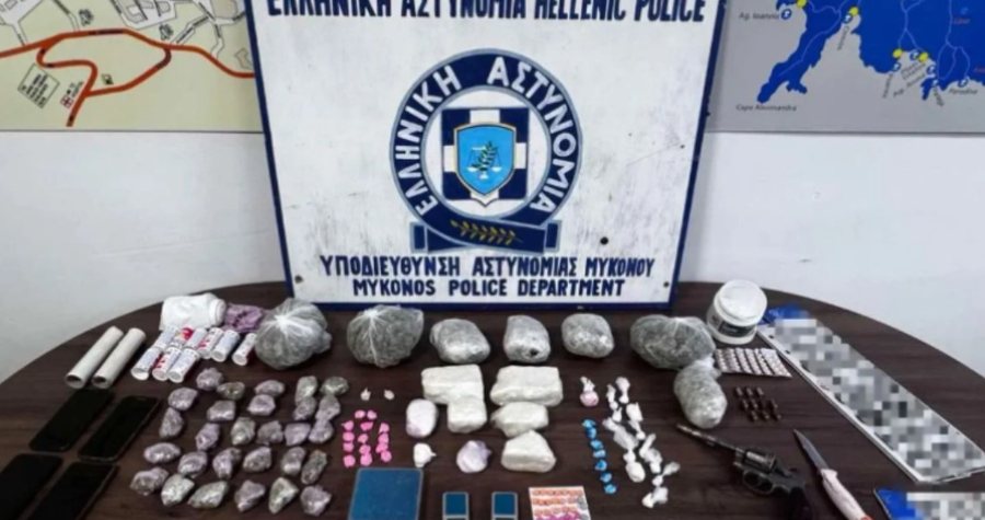 Shpërndanin drogë në Mikonos, kapen 3 shqiptarë, njëri