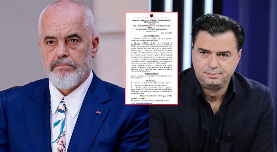 The court dismissed his defamation lawsuit against Basha, Rama reacts harshly: