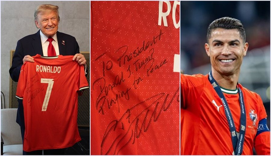 Cristiano Ronaldo 'special' gift for President Donald Trump