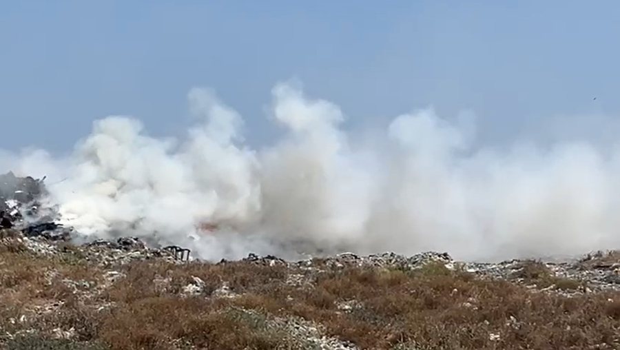 Smoke and flames again in Vlora