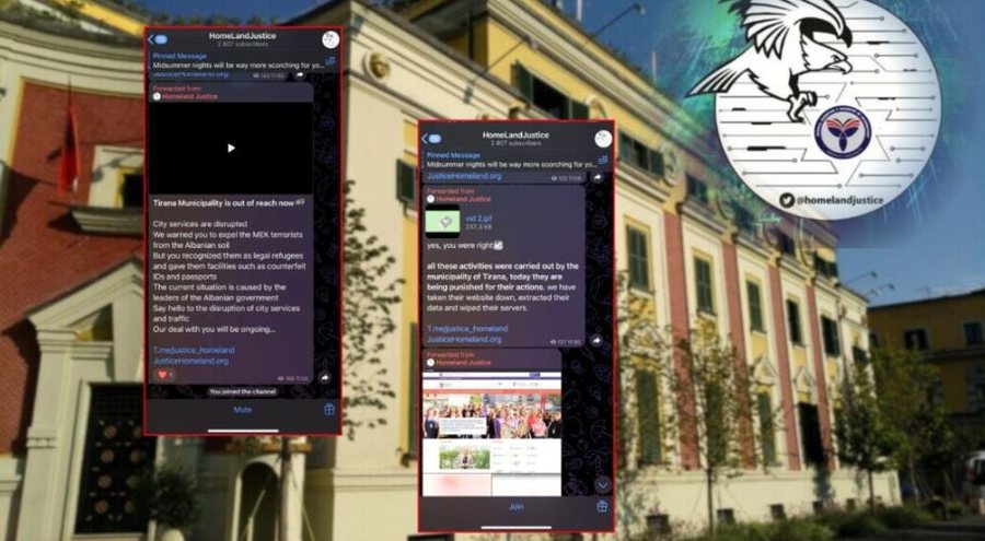 Iranian hacker attack on Tirana Municipality, National Cyber ​​Security