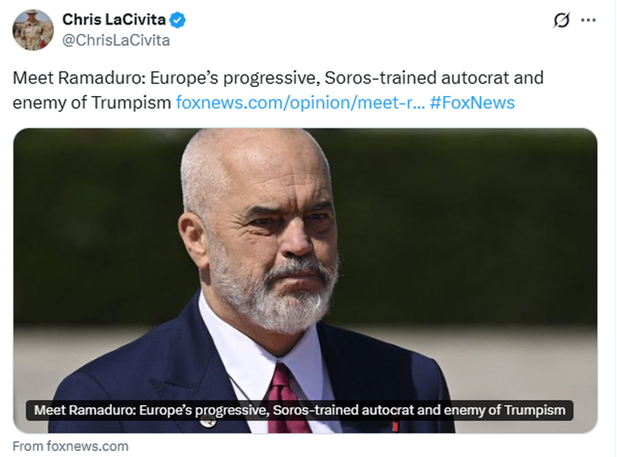 Rikthehet LaCivitia, sulmon Ramën me artikullin e Agim Neshos në Fox