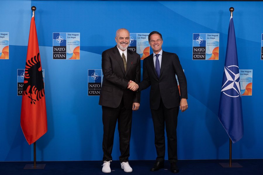 Samiti i NATO-s, Rama takohet me Rutte-n: Folëm për Ballkanin dhe