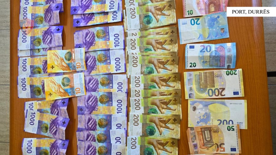 Fshehën në trup gati 23 mijë franga zvicerane dhe qindra euro, iu