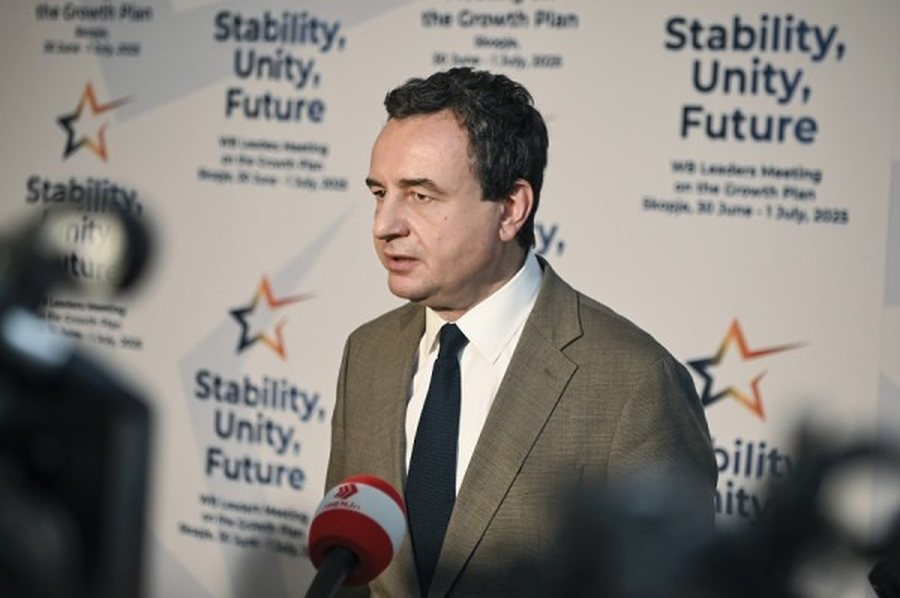 Kurti në takimin e Shkupit për planin e rritjes së BE,
