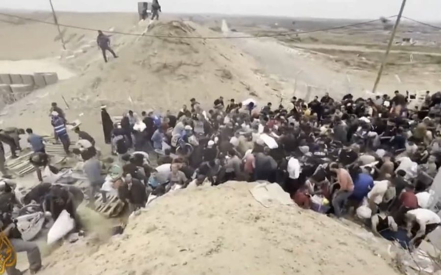 "I think I caught one," the moment American guards open fire on