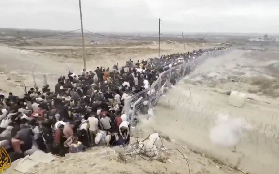 "I think I caught one," the moment American guards open fire on