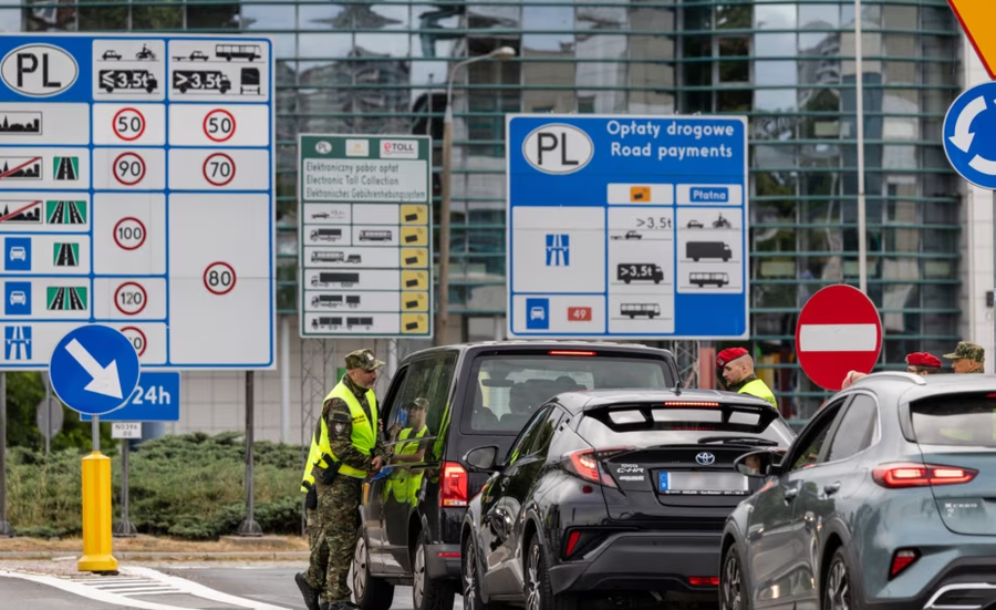 Poland imposes border controls with Germany and Lithuania