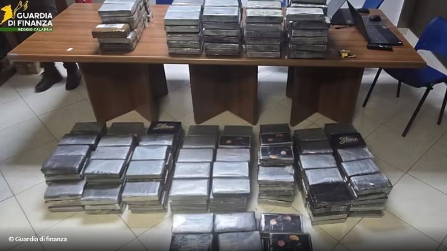 Large cocaine seizure in Italian port