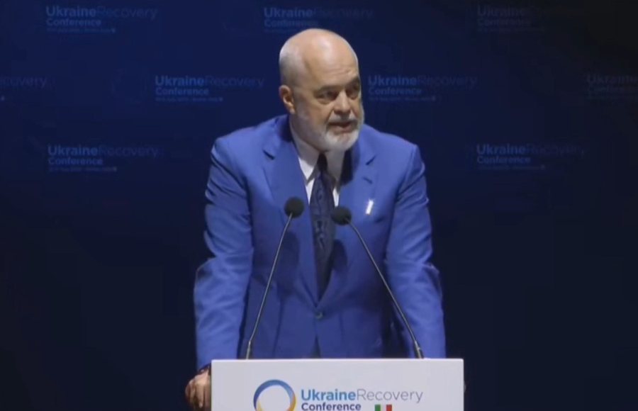 "My dear sister Giorgia Meloni..." Rama at the conference on Ukraine: