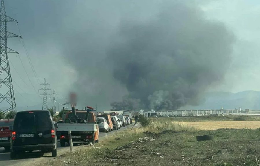 Zjarr i madh në Kosovë