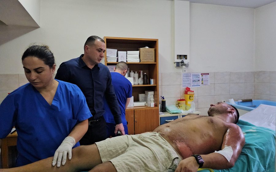 Lëndohet nga zjarret shefi i komisariatit Delvinë, dërgohet