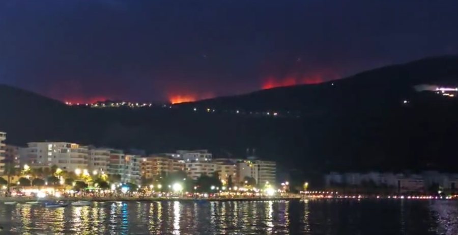 Skuqet mali Shashicë, flakët po i afrohen shtëpive të