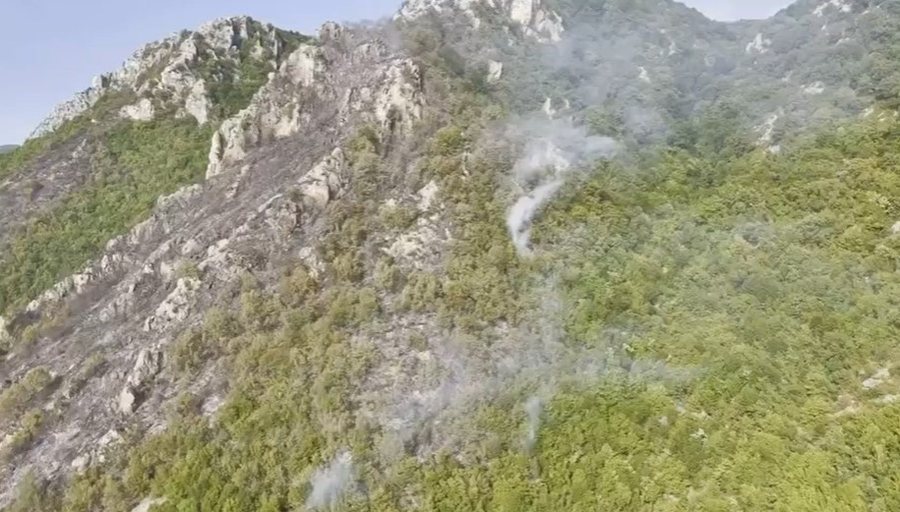 Korça Prefecture shows the situation of the fires: 5 mules loaded with