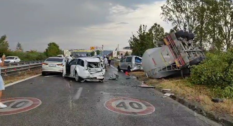 Massive accident in Fier-Lushnje, two injured