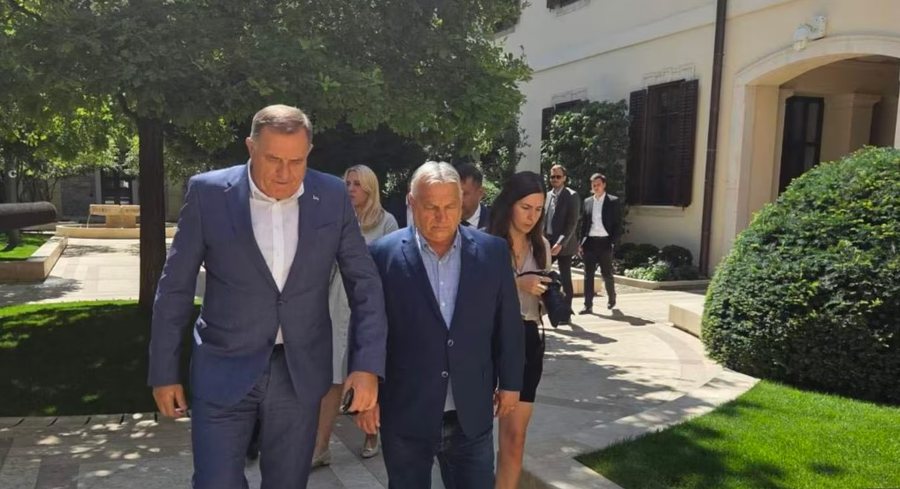 Orbani takohet me Dodikun, thotë se Hungaria s'e pranon dënimin e
