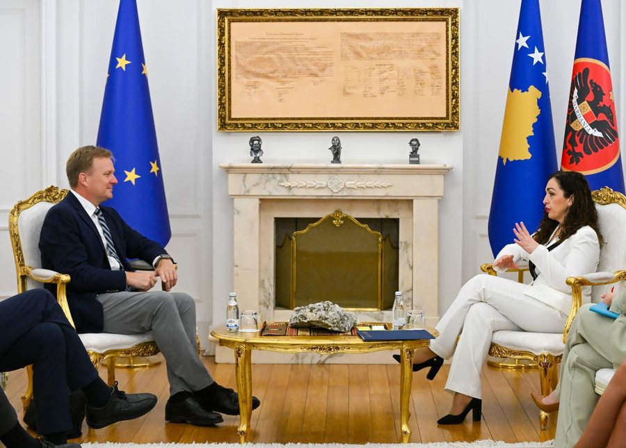 Presidentja Osmani pret Përfaqësuesin e BE, Sørensen, zbardhen