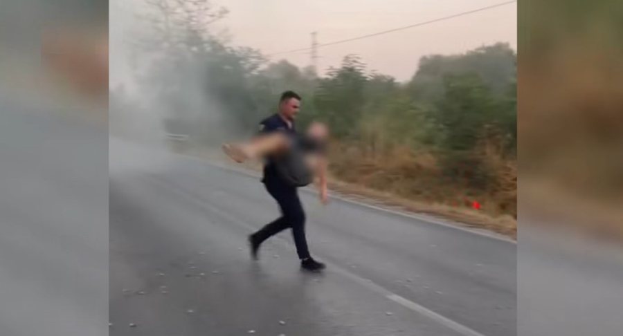 Polici hero në Fier, shpëton 4 të plagosurit e aksidentit në