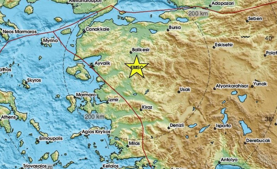 Turqia goditet nga një tërmet i fuqishëm