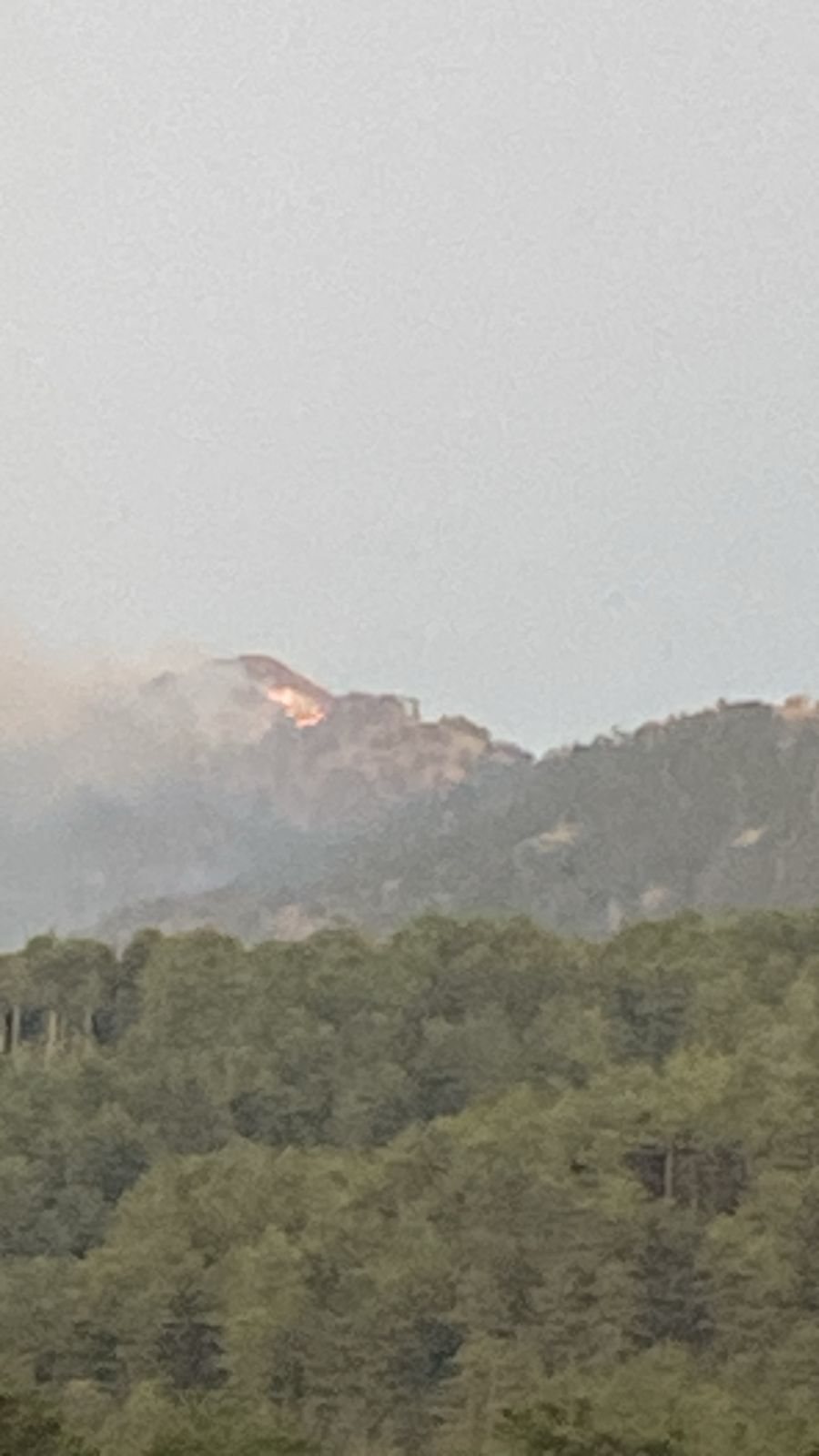 Zjarr në afërsi të Parkut Natyror të Gërmenjit, në