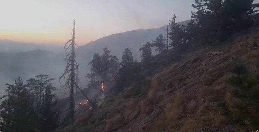 Zjarr në afërsi të Parkut Natyror të Gërmenjit, në