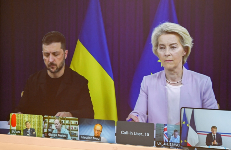 Mbyllet takimi virtual me liderët e BE, Zelensky: Garancia e sigurisë