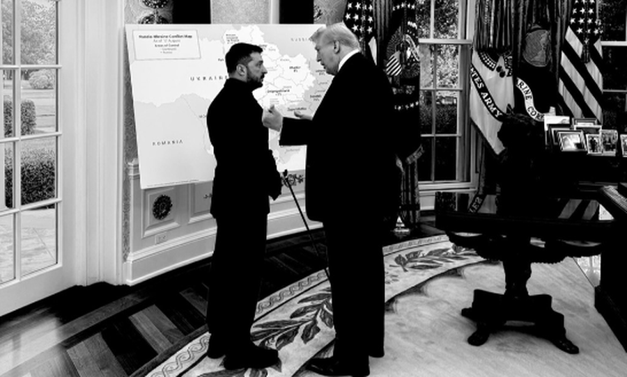 Zelenskyy i tregon hartën e fushëbetejës Trumpit
