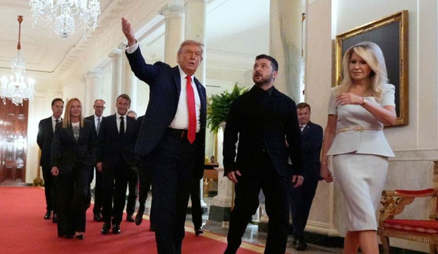 Trump ndërpret takimin me udhëheqësit evropianë për