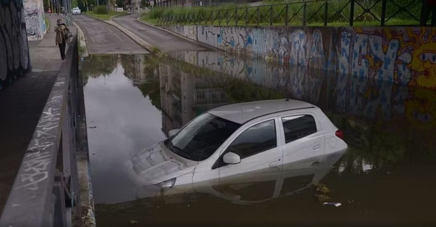 Italia nën ujë, përmbytje dhe emergjenca, alarm portokalli