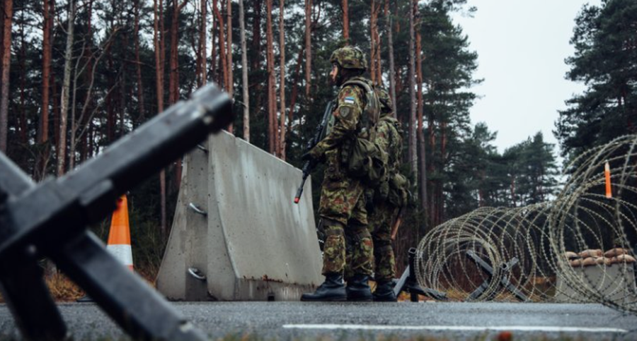 'Vija e mbrojtjes Baltike' me mina, bunkerë e