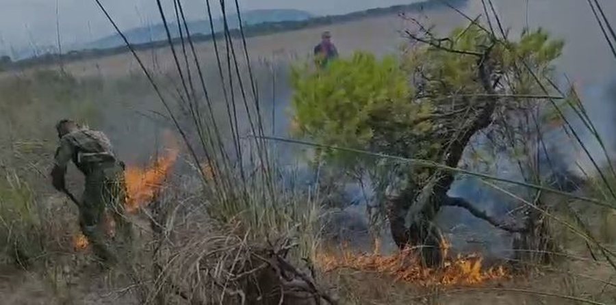 Vazhdon zjarri në Pish Poro, në ndihmë edhe forcat e