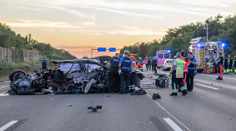 Aksident masiv në Gjermani, 9 makina përplasen në Frankfurt, tre