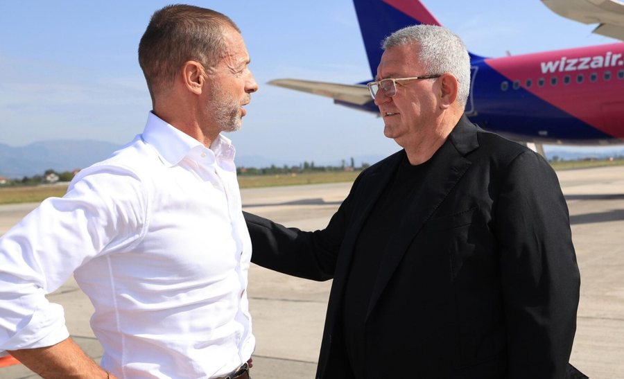 Mbledhja e Komitetit Ekzekutiv të UEFA-s/ Presidenti Čeferin mbërrin